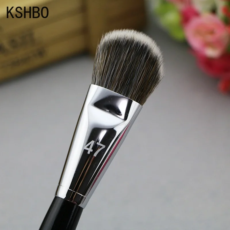 KSHBO Foundation Brush 47 Broom Head Liquid Foundation Shadow Repairing Brushes Women Face Base Makeup Beauty Professional Tools