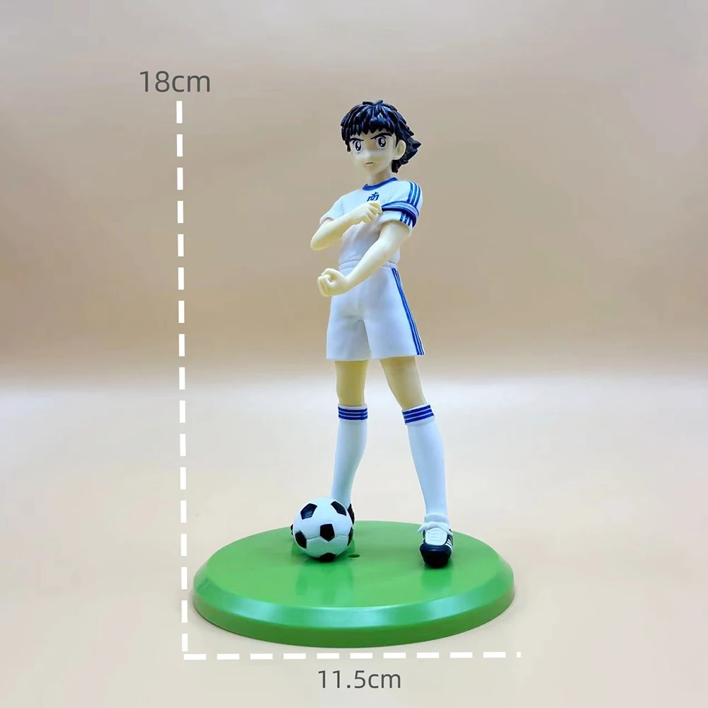 18cm Captain Tsubasa Anime Figure Ozora Tsubasa Action Figures Hyuuga Kojirou/Wakabayashi Genzou Figurine Collection Model Toys