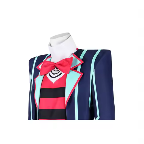 Vox Cosplay Costume Cartoon Hotel Top Pants Full Set Disguise Halloween Carnival Suit - Image 3