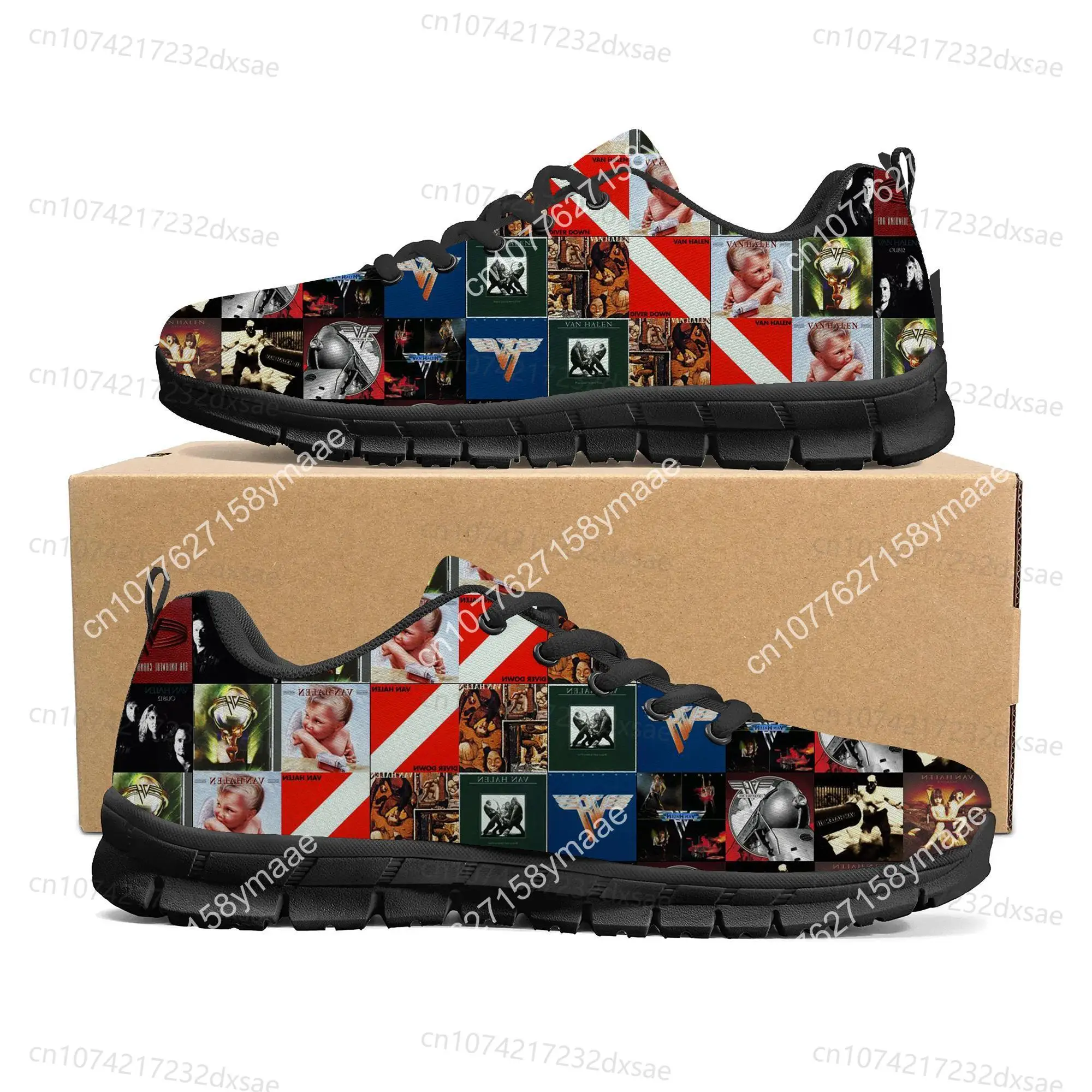Van Evh 1984 Stripes Halen Sports Shoes Mens Women Teenager Kids Sneakers Rock Band 5150 Casual Custom Couple High Quality Shoes