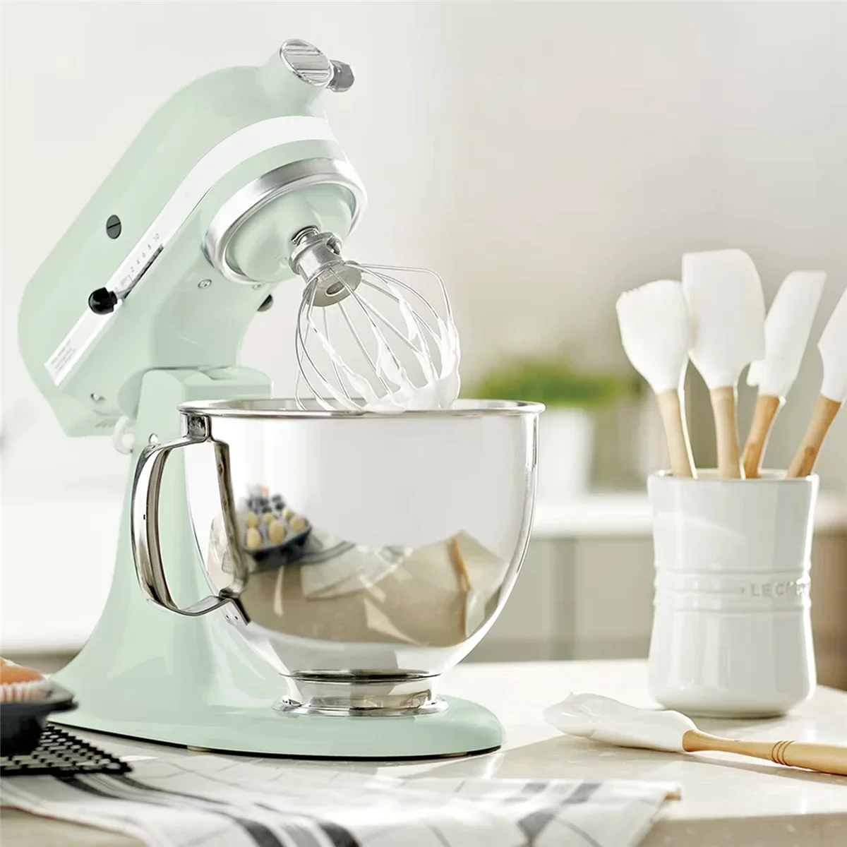 BFYL-2 Pack, насадка для миксера из проволоки из нержавеющей стали для Kitchenaid K45WW, воздушный шар для мучного торта, венчик для яичного крема, мешалка