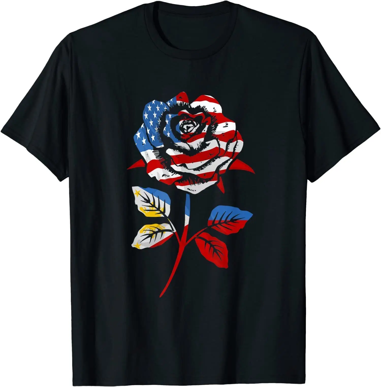 

LIMITED Philippines American Flag Design for an Filipino American T-Shirt S-3XL