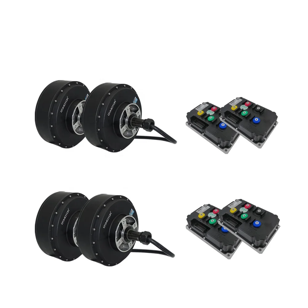 QS Motor 273 130KPH 12000 Watt 4WD Brushless BLDC Electric Car Kits With Fardriver ND96850 Controller New Condition