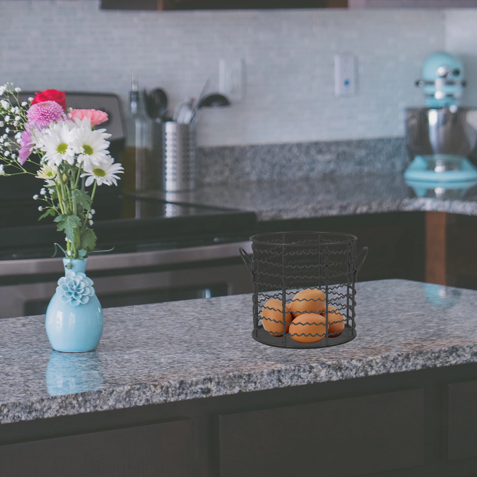 

Modern Iron Art Basket Large Capacity Fruit Snacks Storage Organizer Kitchen Decor Container Iron Art Basket Sundries Container