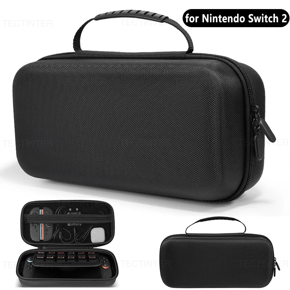

Portable Carrying Case for Nintendo Switch 2 Console Large Storage Traval Protective EVA Hard Bag Shell for Switch 2 Accessories