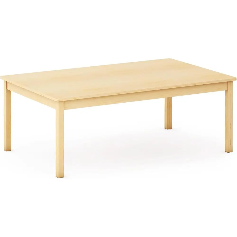 

Natural Wooden Activity Table for Kids, 30 x 48, 18 Height | Seats 6 | Ideal for Preschool, Daycare, Classroom & Playroom