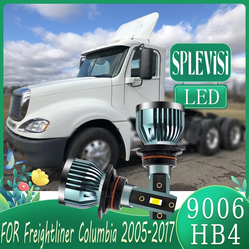 

High Brightness Quick On Headlight LED Low Beam Lights For Freightliner Columbia 2005-2010 2011 2012 2013 2014 2015 2016 2017