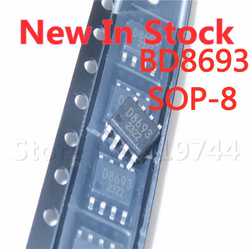 2PCS/LOT BD8693FJ-E2 BD8693 D8693 SMD SOP-8 LCD power chip In Stock new original