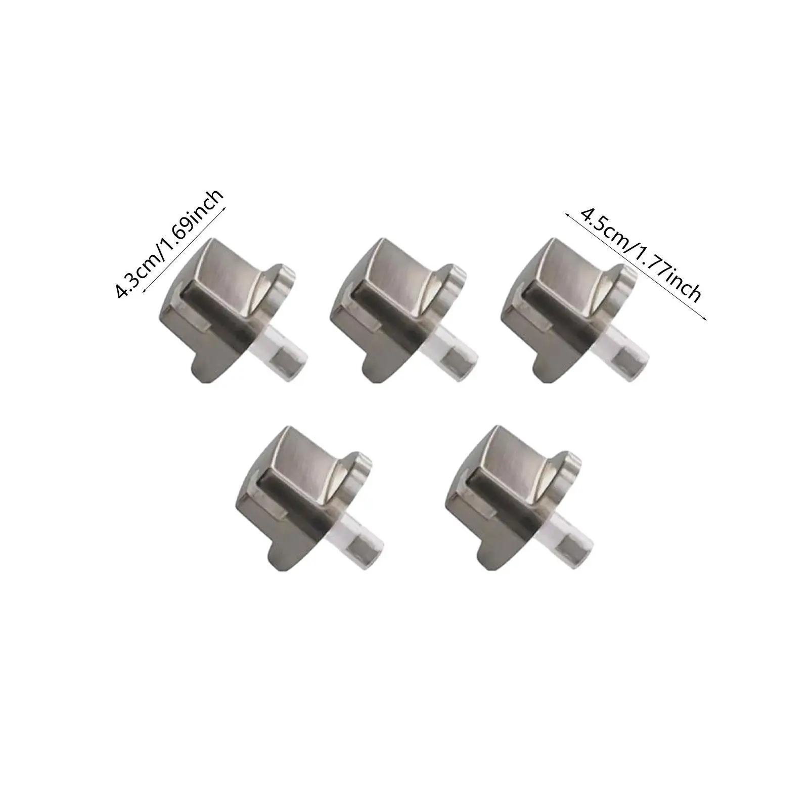 5Pcs Cooktop Burner Knobs for Lcg3611ST/01 Lcg3691ST Lcg3091ST/00