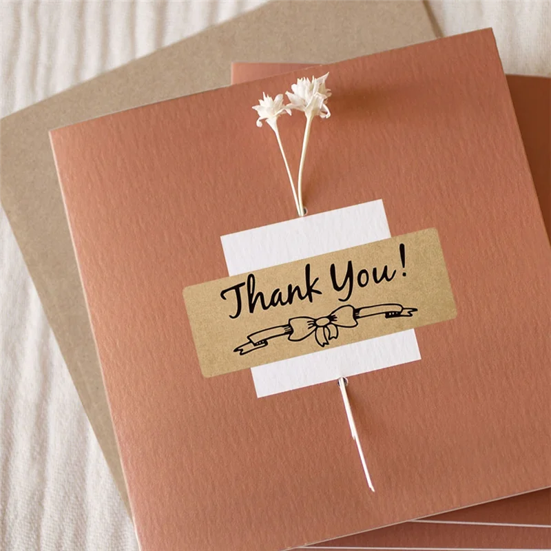 1200Pcs Thank You Stickers Set, Thank You Stickers Label Roll Thank You For Envelope Retail Store 75X25mm