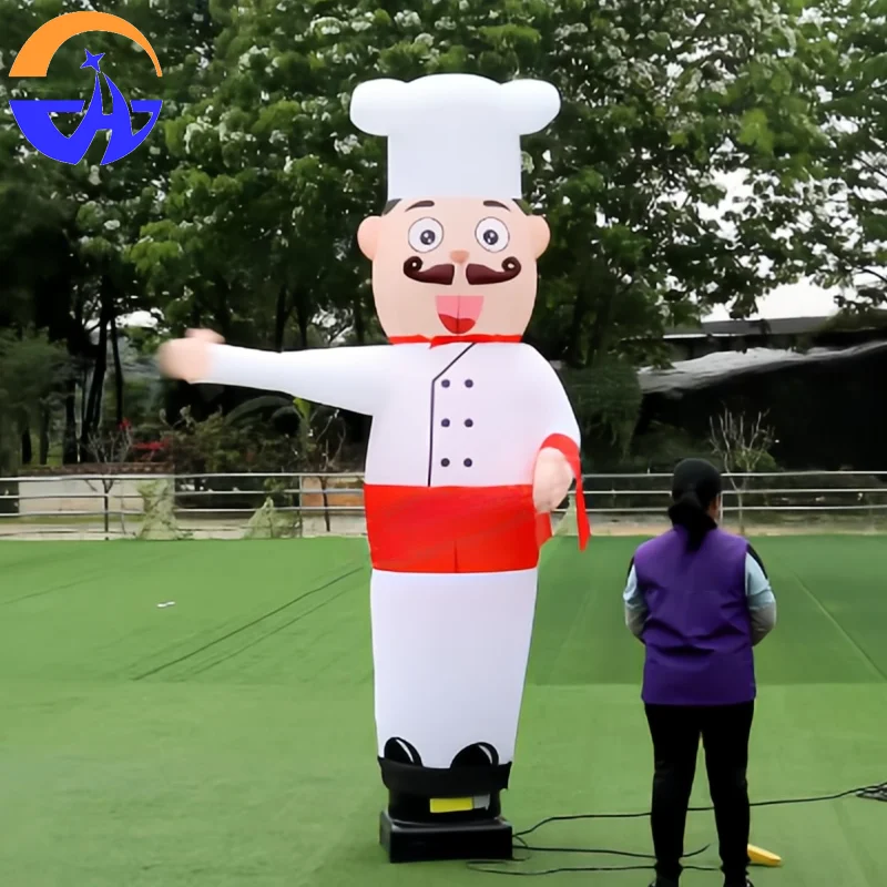 

Индивидуальные надувные воздушные шары для танцора шеф-повара для украшения ресторана/макающие руки повара, небесные танцовщицы