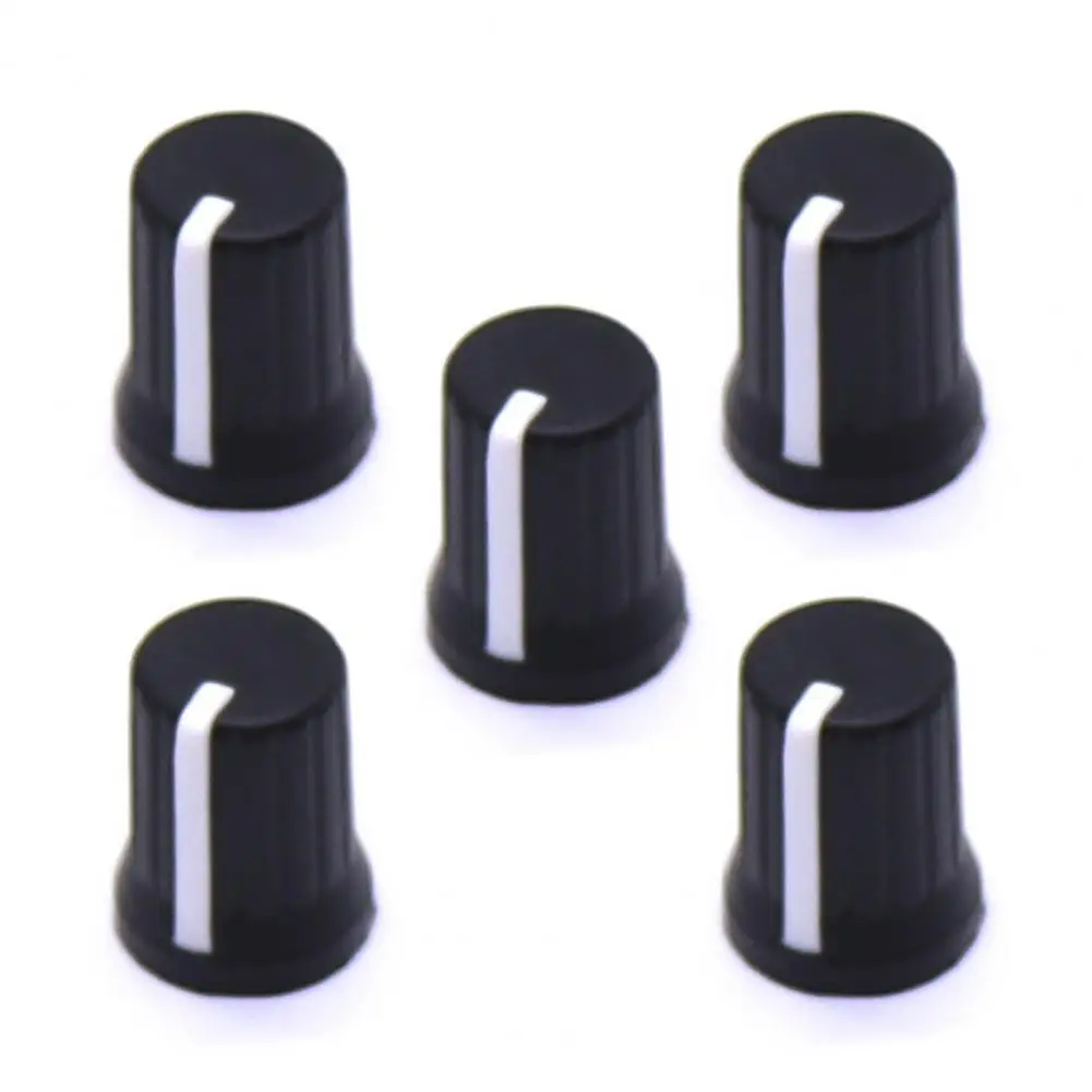 ลูกบิดหมุนอเนกประสงค์5ชิ้น, ลูกบิดหมุนอเนกประสงค์ทนทานสำหรับการเปลี่ยนอีควอไลเซอร์โพเทนชิโอมิเตอร์ขนาดเล็กง่าย