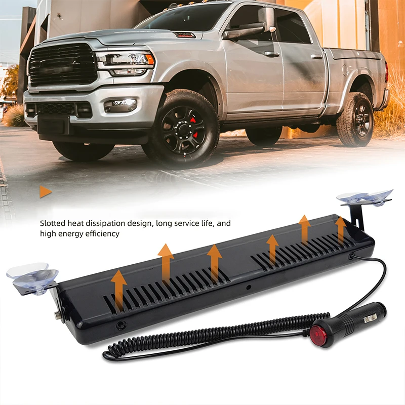 

S12 12LED Car Flash Red/Blue/Amber/Yellow/White Police LED Flash Emergency Warning Light 12V 12W