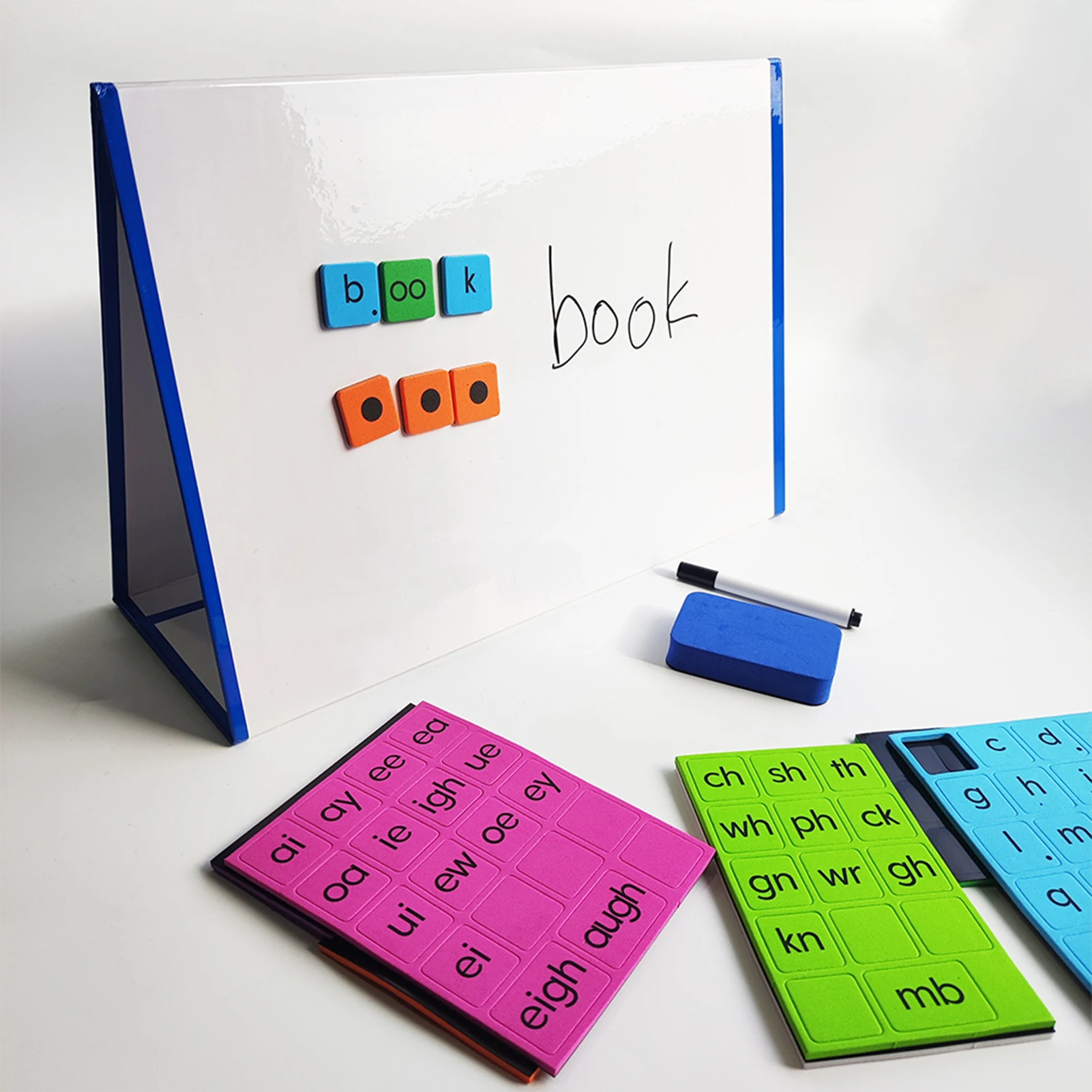 Magnetische Buchstaben, Phonics-Spiele, Buchstabenfliesen, Wissenschaft des Lesens, Klassenzimmermaterialien für die 1., 2. und 3. Klasse, Homeschool, Alter 3–8 Jahre