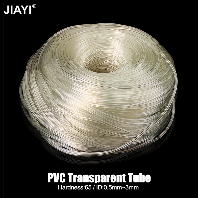

5/10/15/20 м ПВХ прозрачный капиллярный шланг высокого качества мягкая трубка ID 0,5/0,8/1/1,5/2/3/3,5 мм пластиковая гибкая трубка без запаха