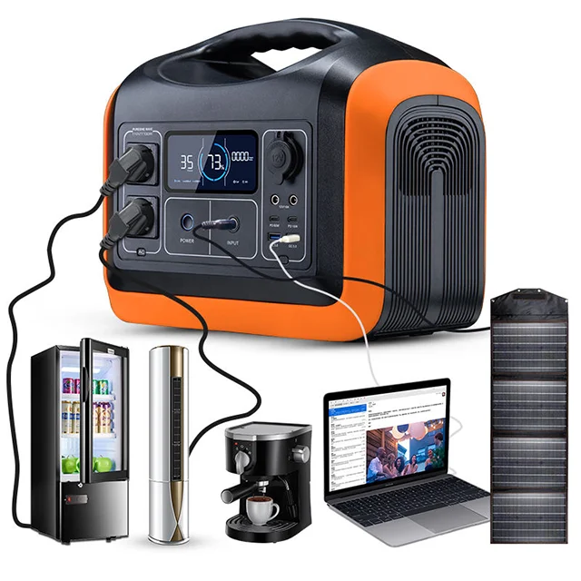 Portable Solar Generator, Solar Panel, Computer Phone Charging, Lithium Battery Power Station, Ground Installation, Fast Charg