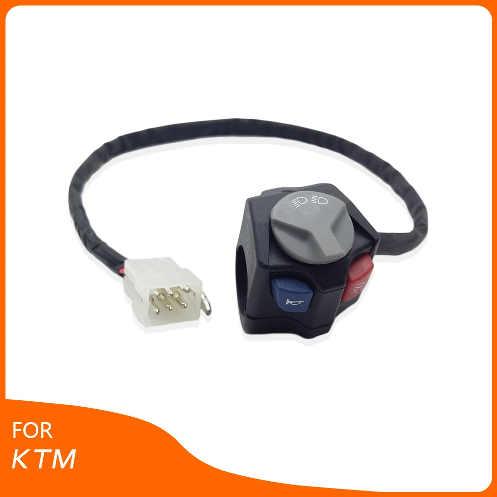 For KTM XCW EXC-F Motorcycle Switchs Motocross Headlight And Horn Combination Switch Handlebar Controller ON OFF Button Freeride