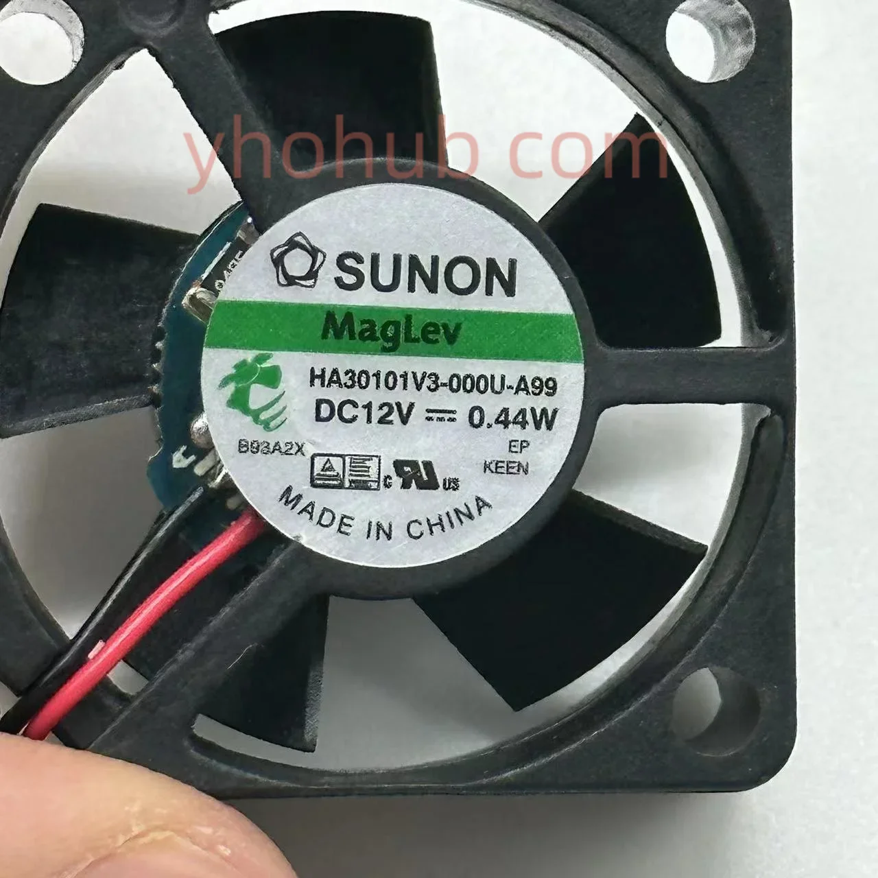 SUNON HA30101V3-000U-A99 DC 12 В 0,44 Вт 30x30x10 мм 2-проводной охлаждающий вентилятор для сервера