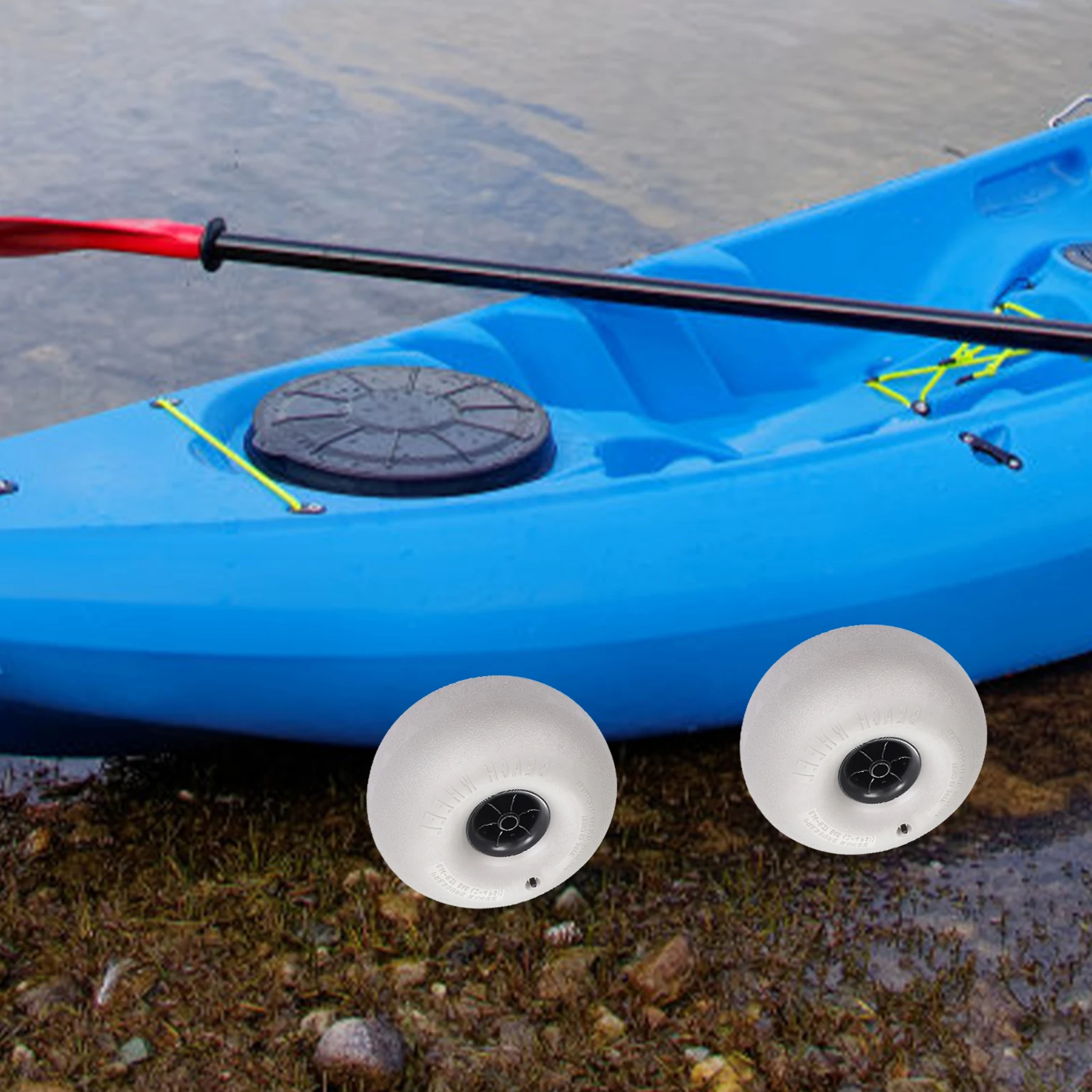 2Pcs 16" Balloon Wheel Beach Sand Tires Replacement for Kayak Dolly Cart Buggy