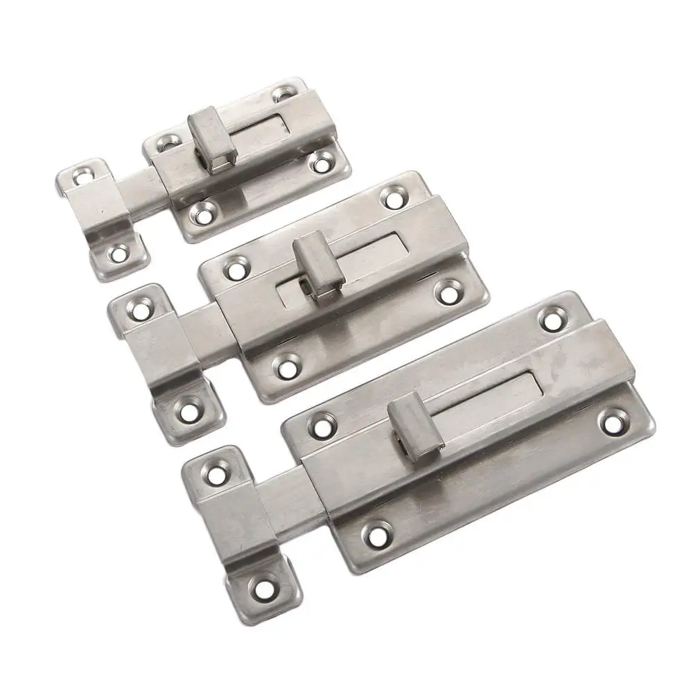 المرحاض حمام من الفولاذ المقاوم للصدأ باب الترباس خزانة المصيد سقيفة قفل قفل المشبك مجموعة