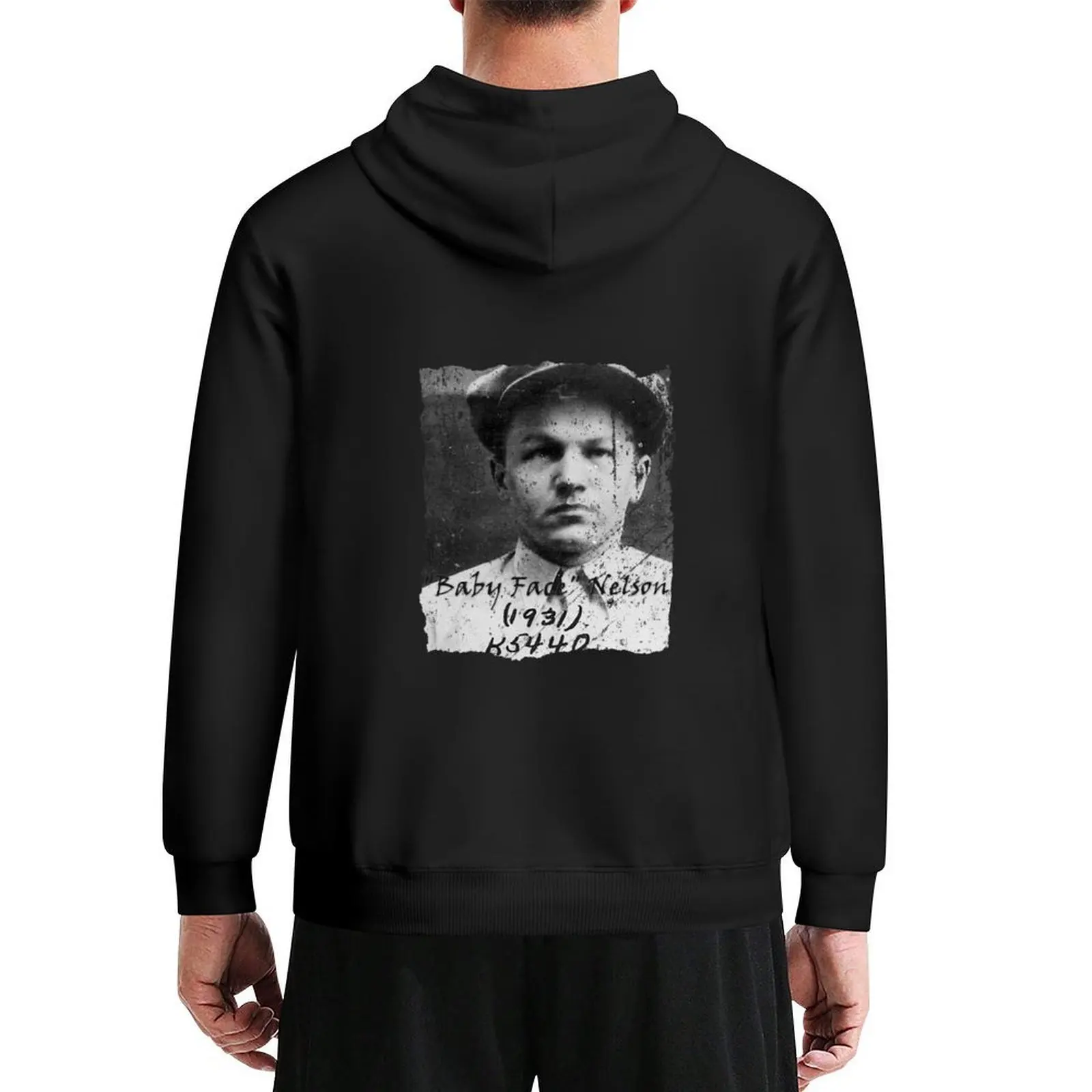 Gangsters, Baby Face Nelson Sudadera con capucha moda hombres blusa ropa para hombres ropa coreana de otoño Sudadera con capucha de gran tamaño