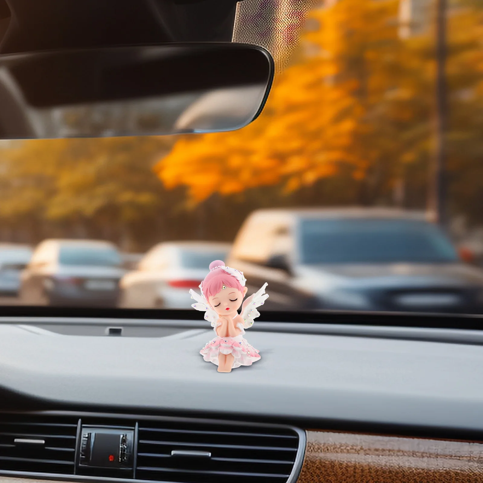 

Car Interior Ballerina Ornament Cute Mini Ballet Girl Statue Dashboard Decoration Artistic Car Accessories Ballet Girl Statue