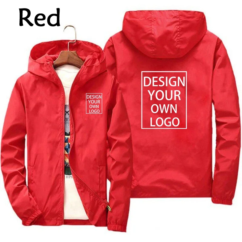 Team Unisex UV and Wind Resistant Zipper Jacket, Men\'s and Women\'s Hoodies, Customized Outdoor Jackets, New Fashion, Autumn