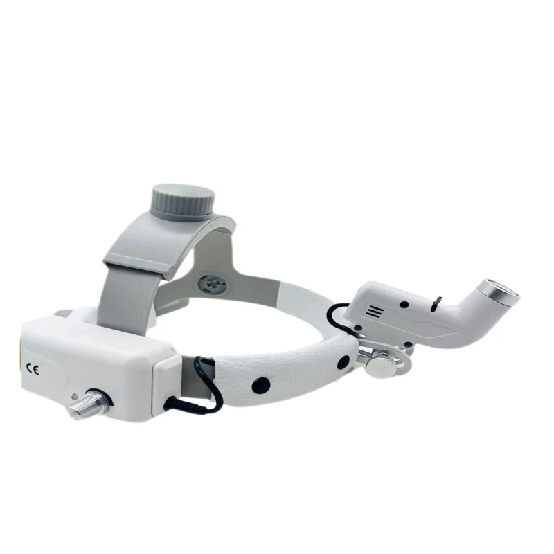 Dental oral head-mounted magnifying glass with LED ultra-clear spotlight medical