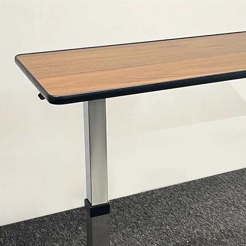 2026 Convenient Hospital Overbed Nursing Table With Wheels For Bedside Use Quality Furniture