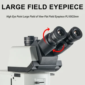 Microscópio metalográfico trinocular KOPPACE 50X-500X campo de luz e escuro, observação DIC polarizada plataforma grande de 6 polegadas 10 principais vendas microscópio de campo escuro - №8