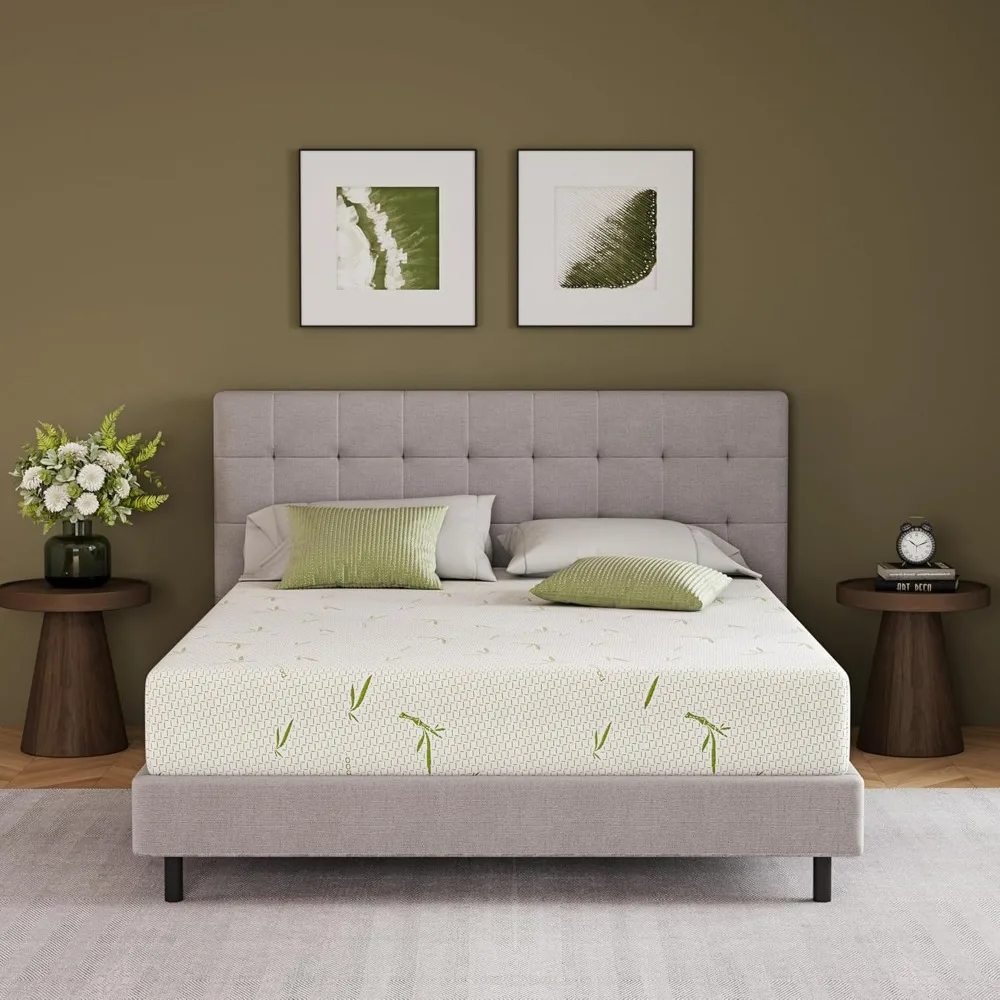 8 Inch Full Gel Memory Foam Mattress Medium-Firm Mattress, Premium Pressure, Mattress in a Box, CertiPUR-US Certified