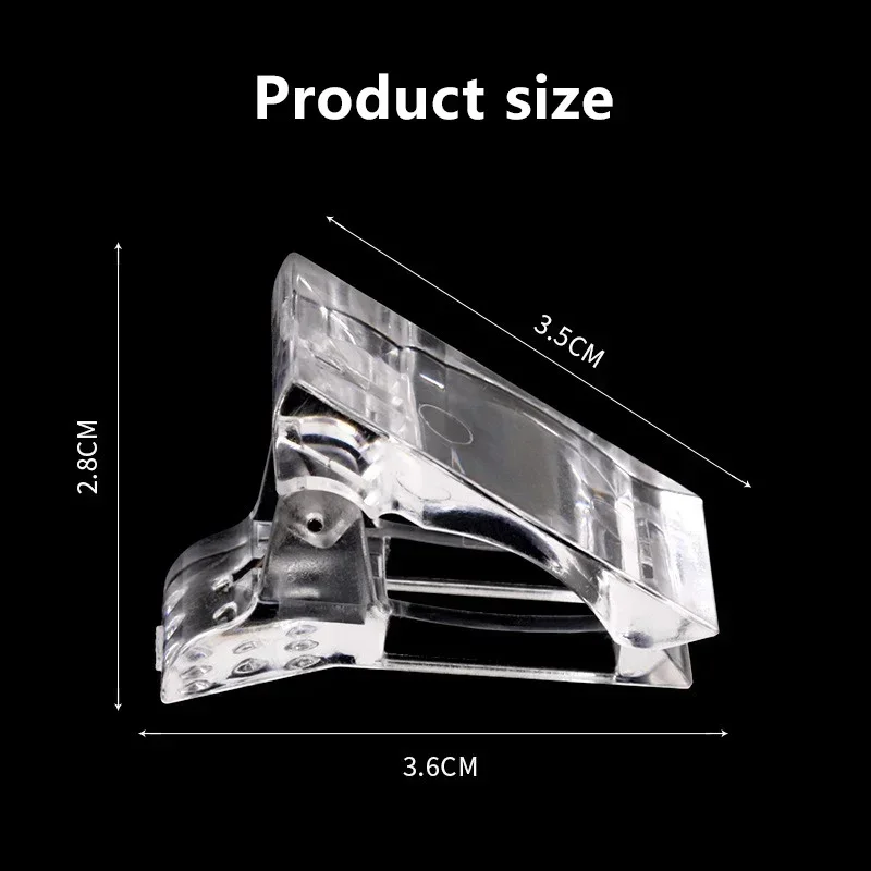 5Pcs Quick Building Mold Nail Tips Clip Dual Forms Finger Extension Nail Art UV Builder Poly Gel Manicure Tools