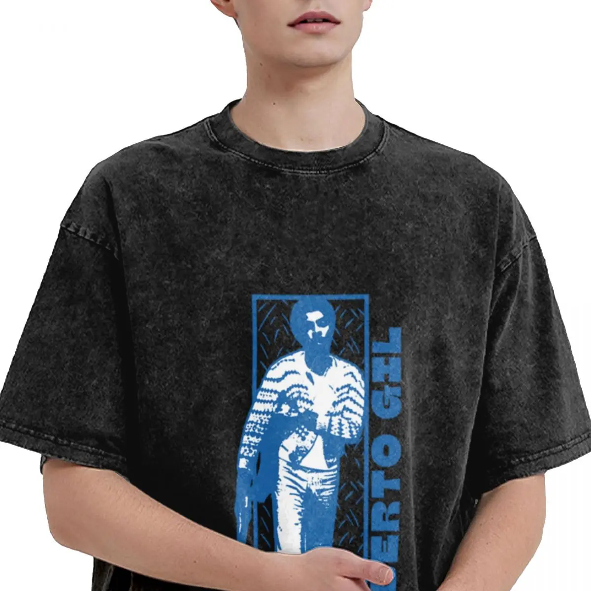 تي شيرت Gilberto Gil Unique Chic A Vintage كبير الحجم #2