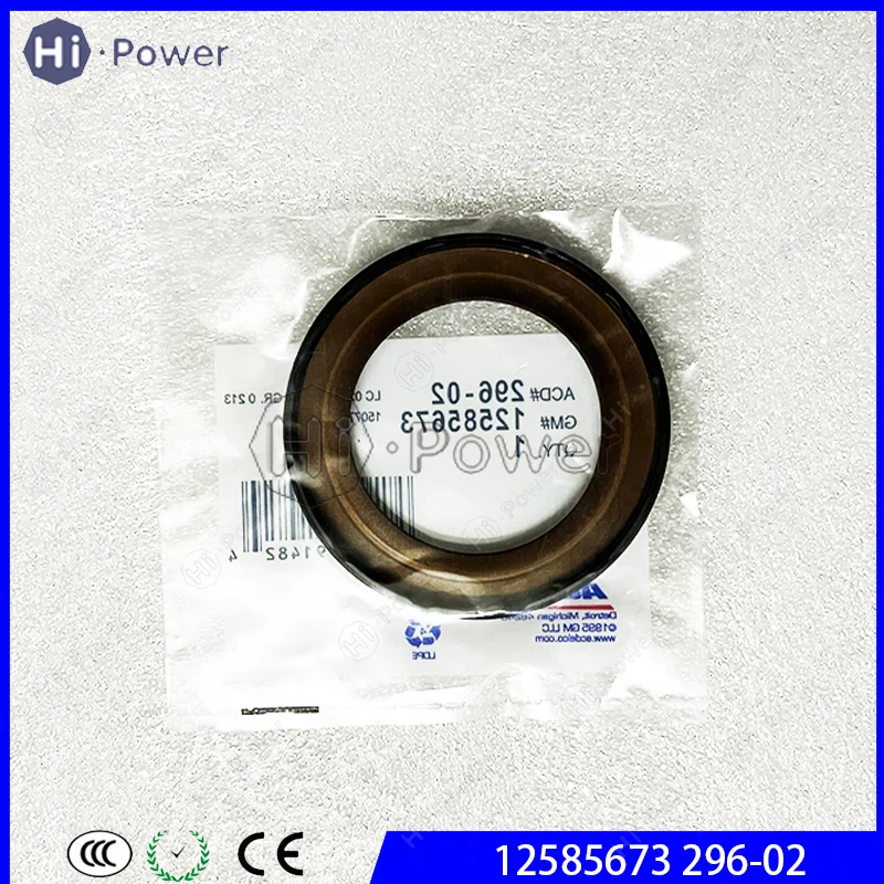 Crankshaft Seal 12585673 296-02 Original For Buick Lacrosse Cadillac Escalade Hummer H2 Chevrolet Express 2500 Silverado HD