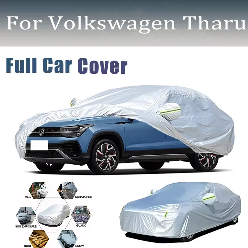 

For Volkswagen Tharu Car Cover Outdoor Protection Full Exterior Snow Cover SunshadeDustproof Protection Cover Car Accessories