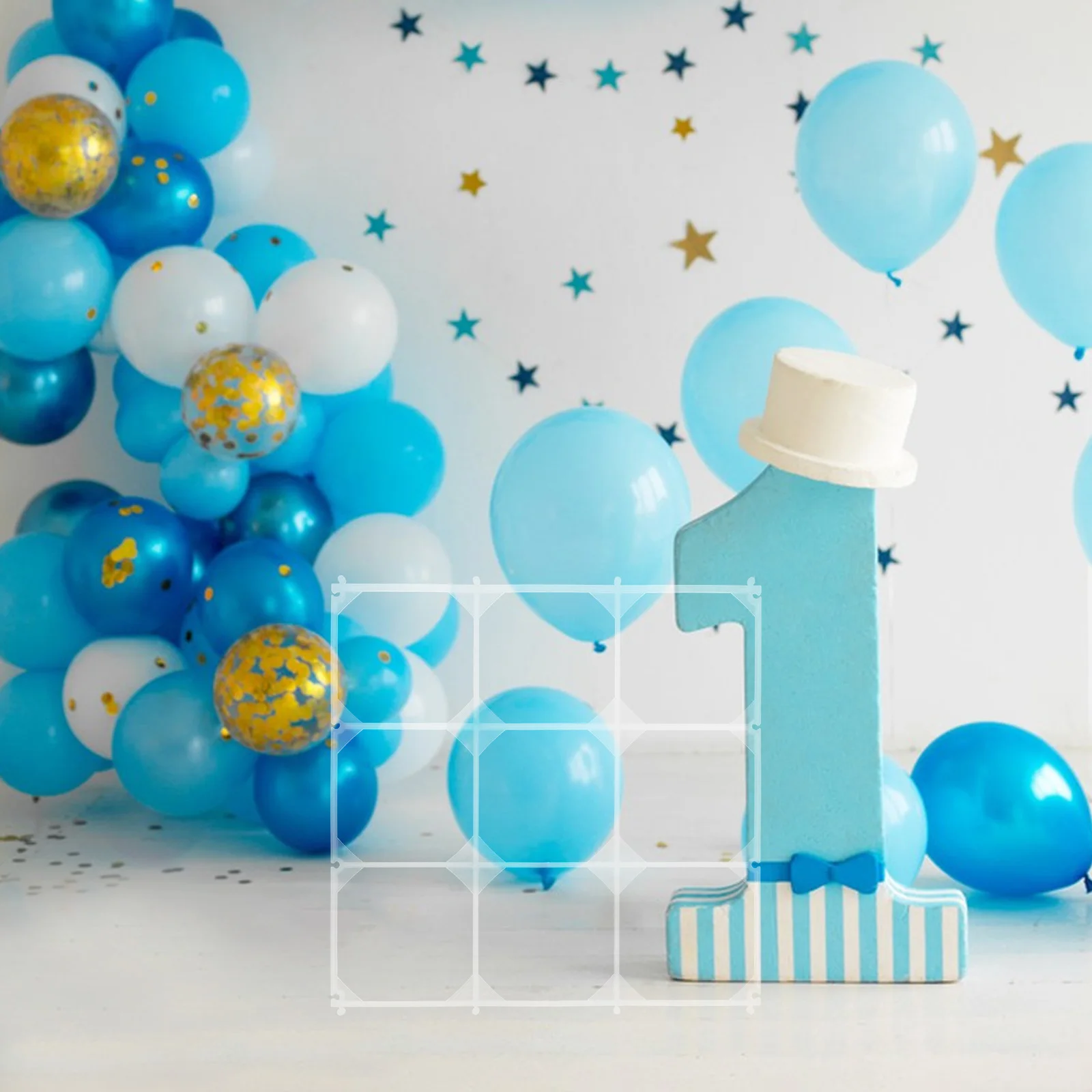 

10Pcs Sturdy Balloon Grid Panel Versatile Design for Event Decorations Quick Setup and Dismantle Plastic Grid Panel