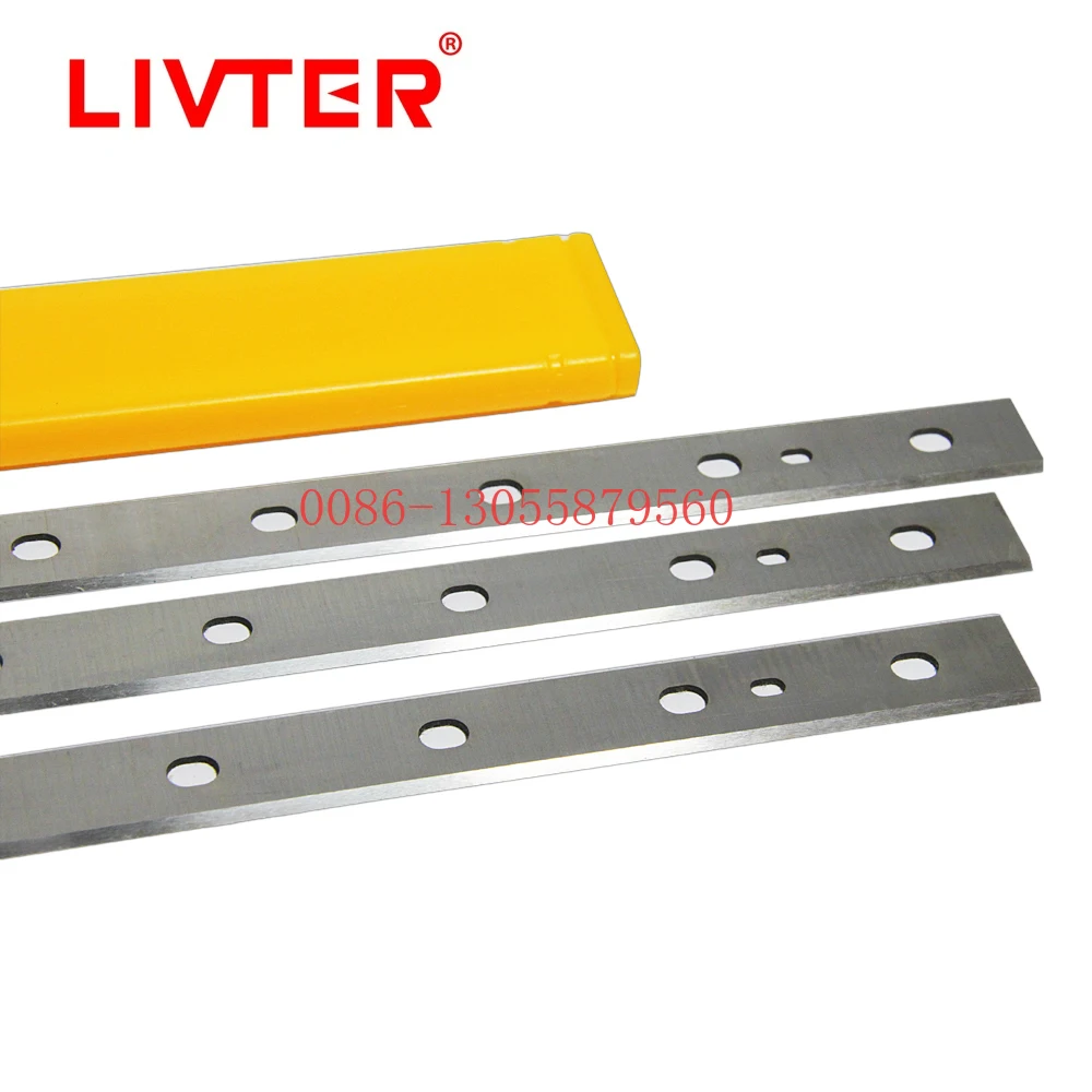 Livter 13 Inch Planer Blades Replacement for DeWalt DW735 DW735X Wood Planer Knife for Woodworking - SET OF 3