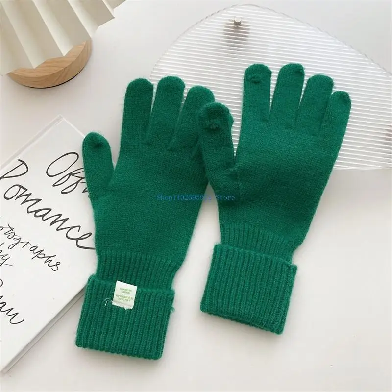 

N7YE Зимние перчатки для сенсорных вязаных перчаток