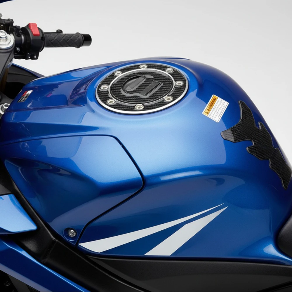 Motorrad-Tankdeckel-Schutzaufkleber für Suzuki-Modelle 1992-2003 GSXR 600/750/1000 GSX600F/ GSX750F (8 Löcher)
