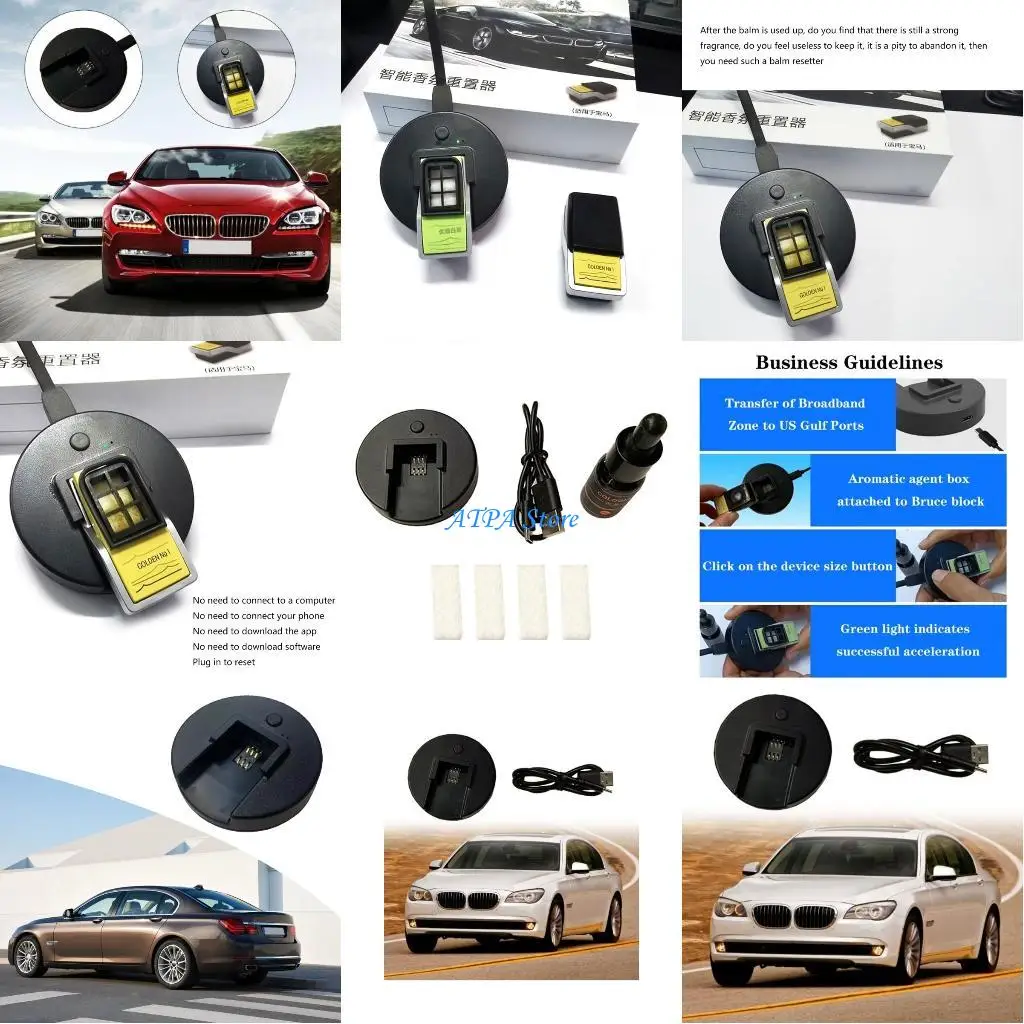 

U13C Car FreshenerFragrances AmbientAir System Resetter Cartirdge Tool with 10ml Refill for 5Series 6Series 7Series