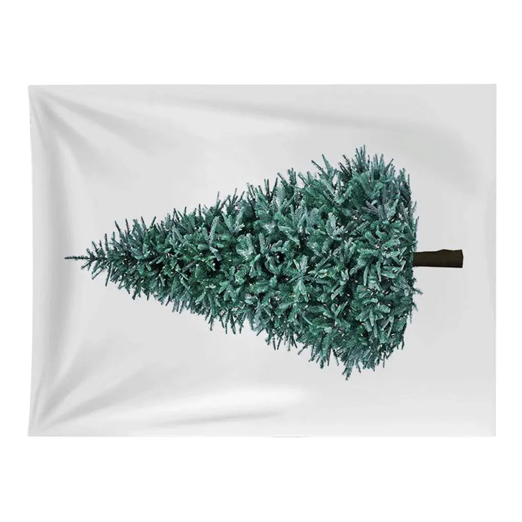 Wandtapijt Cartoon Kerstboom Muur Opknoping Achtergrondkamer Ornament Accessoire Kit, 1.1X1.5M