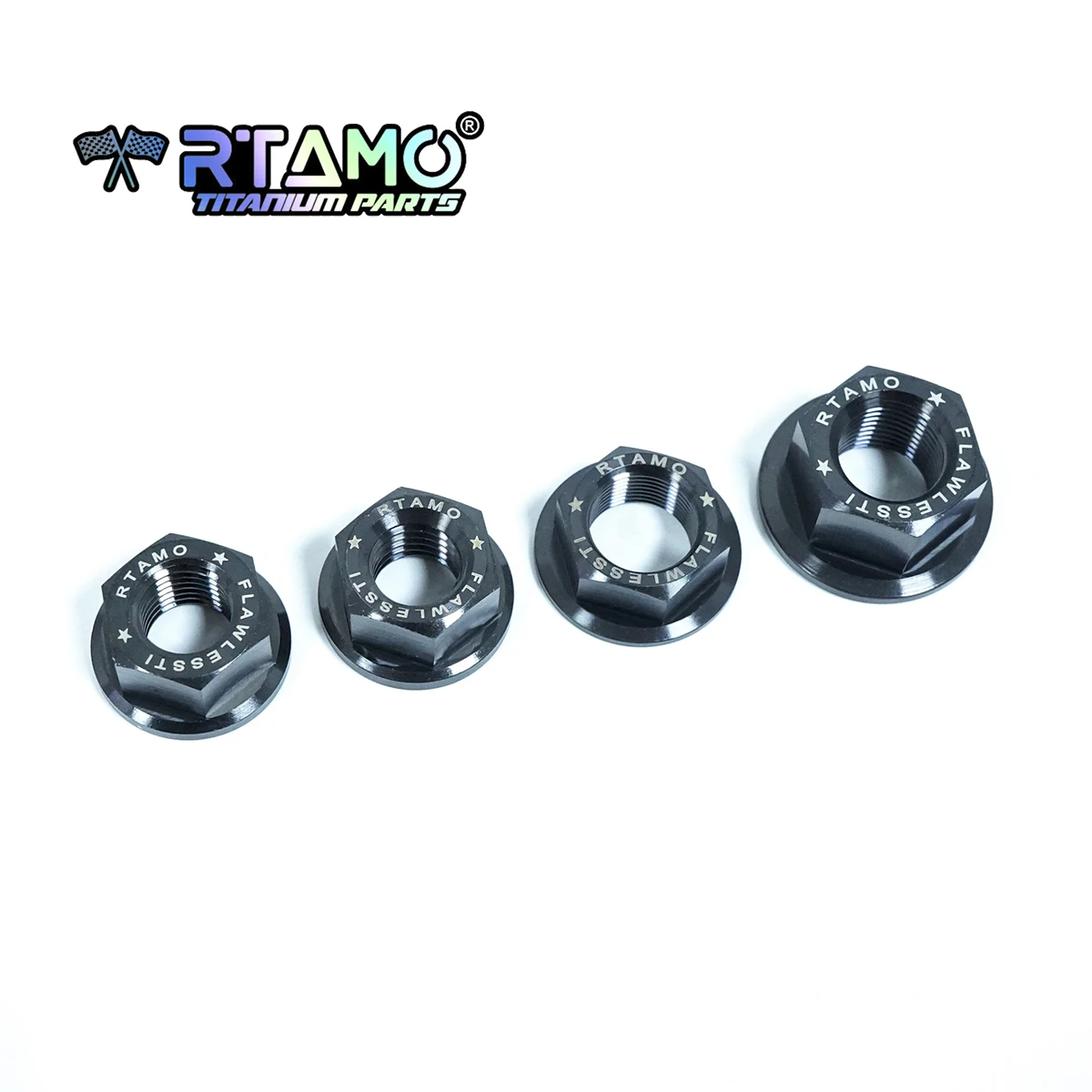 RTAMO Титановая гайка M5 M6 M8 M10 M12 M14 для мотоцикла, велосипеда, автомобиля, гайка Gr5 (1 шт.)