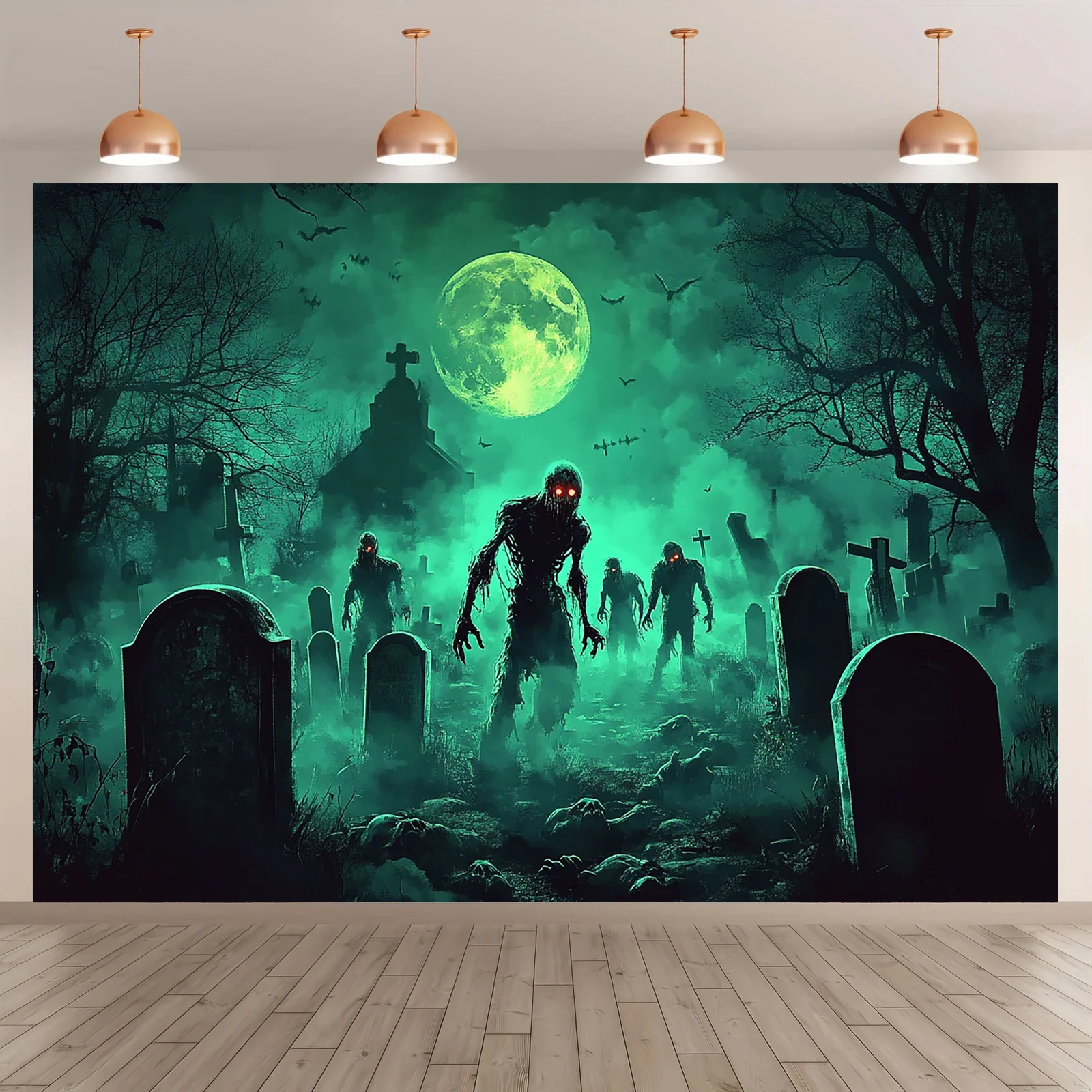 2D flat banner, 1pc Halloween  - Cosplay Bat Prop 评论和价格