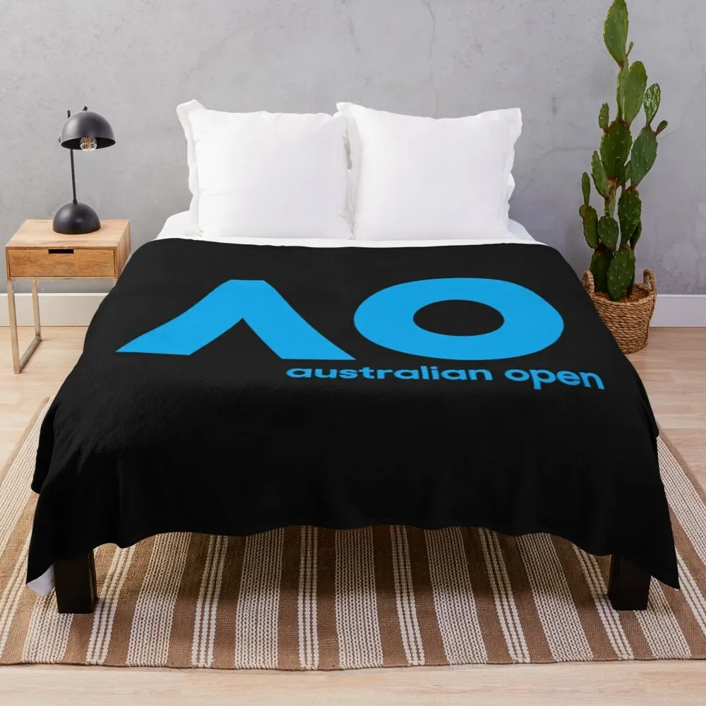 

Australian Open Ao (Blue Version) Throw Blanket heavy to sleep blankets ands Summer Thins Blankets