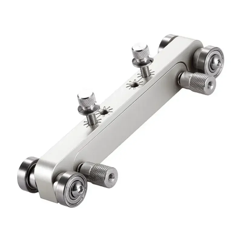 Herramienta lijado puente guitarra eficiencia para ajustes suaves, aleaciones aluminio con posicionamiento 4 vías y papel lija