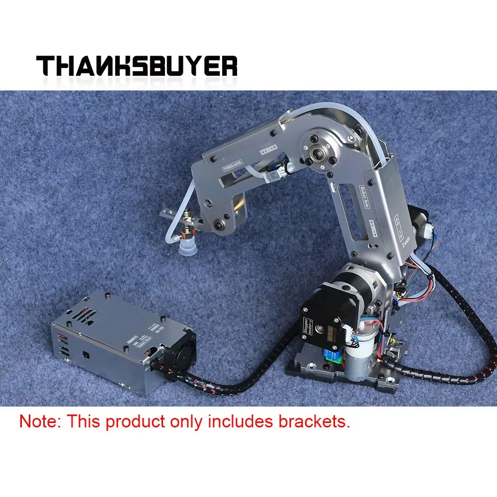

22C Full Metal Stepper Mechanical Arm Bracket Unassembled Kit High Performance Industrial Robot Model