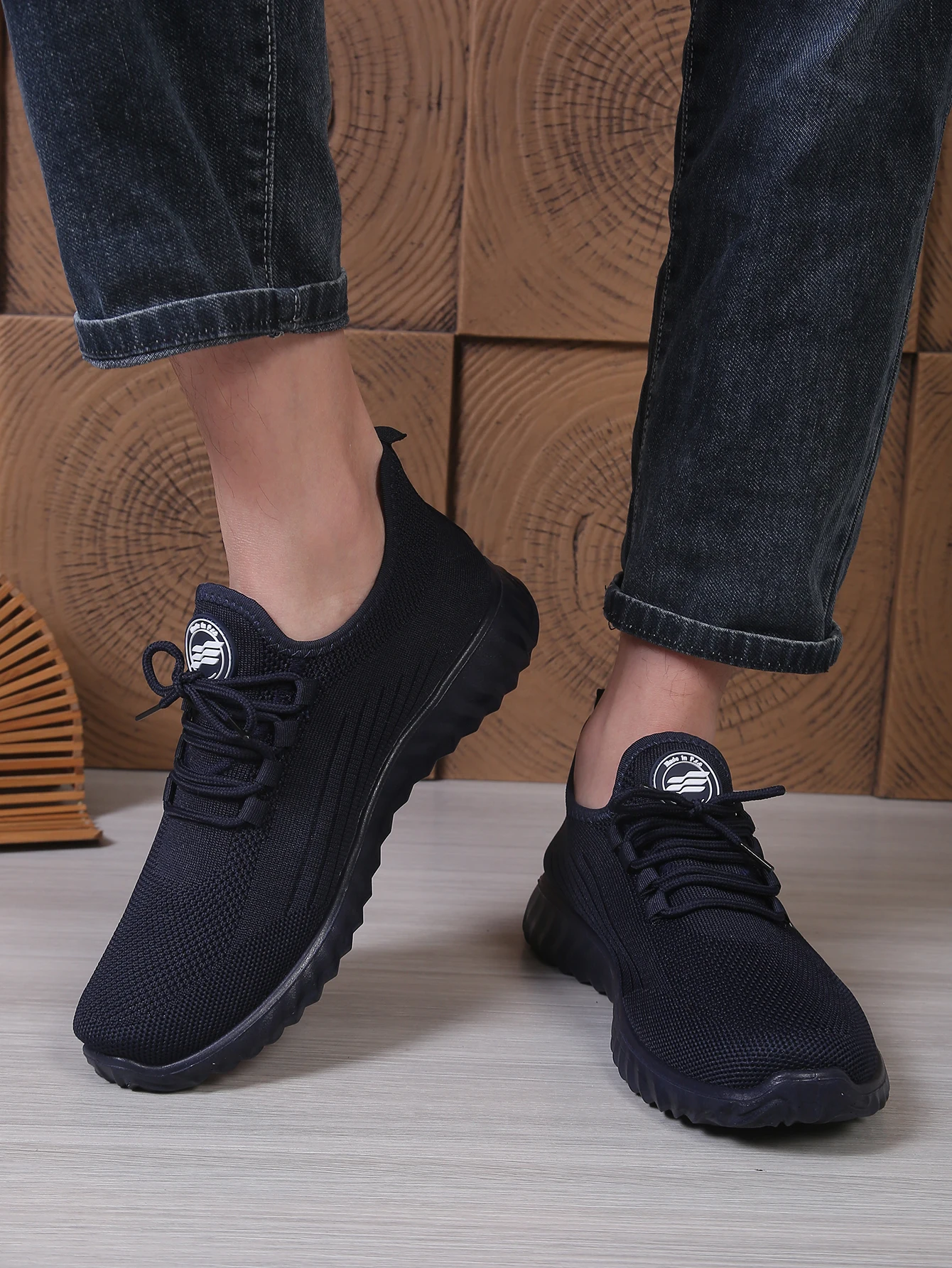 Atmungsaktive Herren-Freizeitschuhe, Vielseitige und Trendige Dad-Schuhe, Weichsohlige Einfache Herrenschuhe für Menschen Mittleren Alters – Detail 4