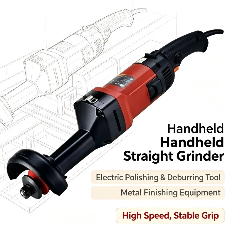 For Variable Speed Handheld Industrial Grinder, High Power Portable Polisher Rust Remover Metal Surface Processing