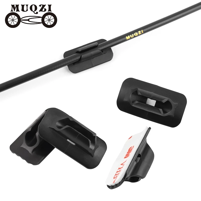 MUQZI 4pcs MTB Bike Brake Shifter Cable Housing Guide Clips Derailleur Cable Line Tube Base Clip