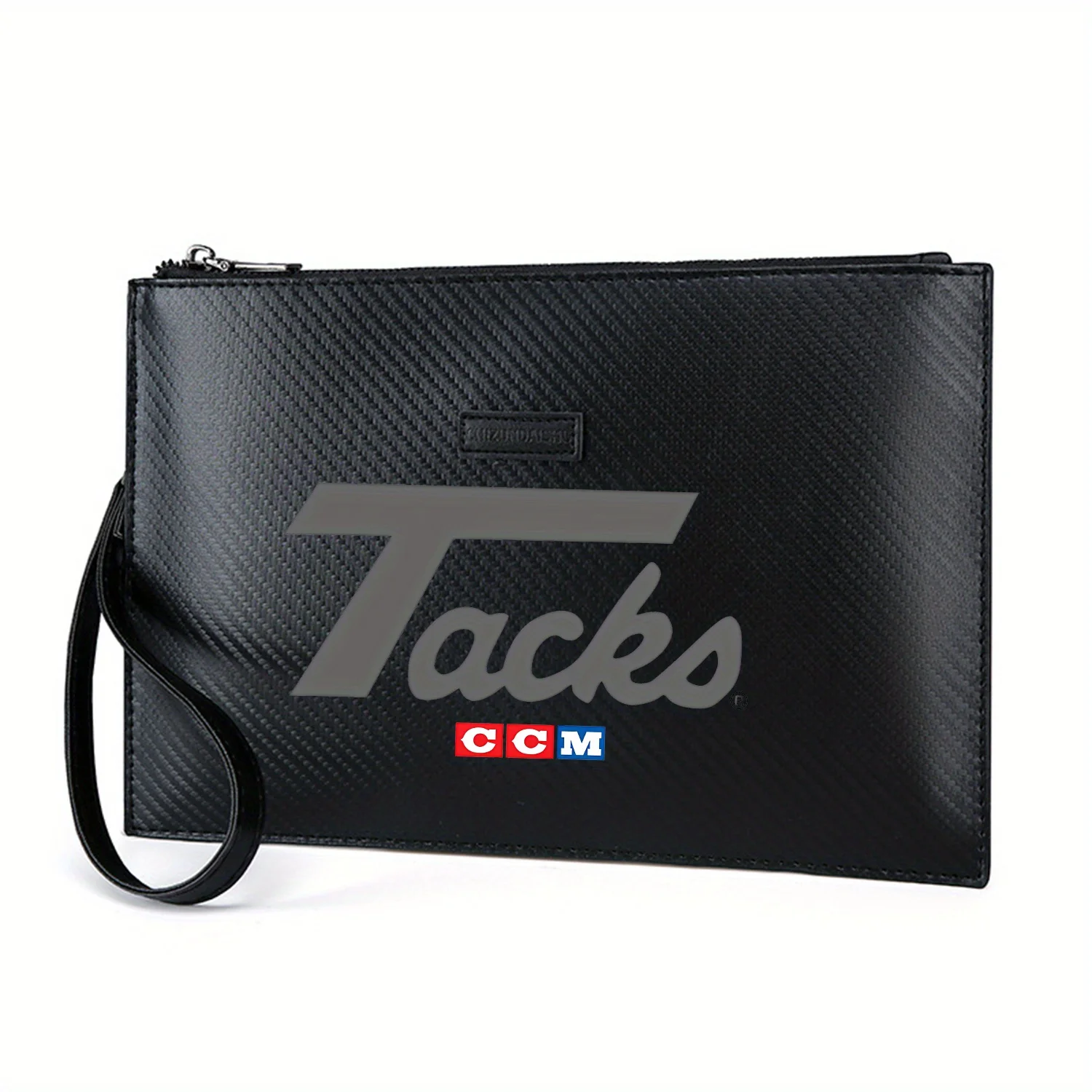 

Логотип Hockey Tacks, фирменный знак с графикой, элегантная мужская сумка из искусственной кожи с принтом, модная и практичная для повседневной носки